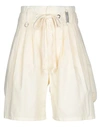 High By Claire Campbell Bermudas In Ivory
