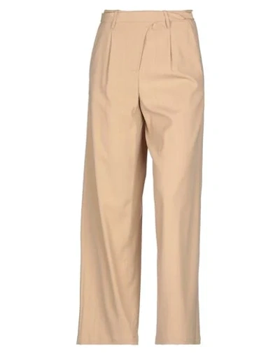 Alysi Casual Pants In Beige