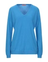 Ballantyne Sweaters In Azure