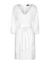 Elisabetta Franchi Short Dresses In Ivory