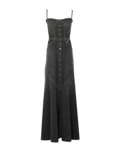 Jean Atelier Long Dresses In Black