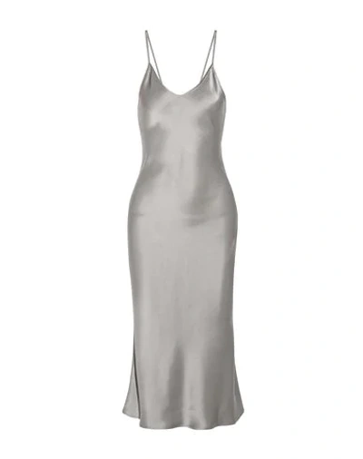Protagonist 3/4 Length Dresses In Grey