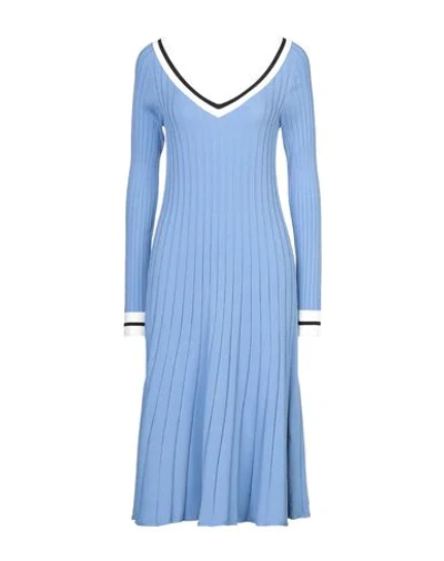 Sportmax Code Knee-length Dress In Sky Blue
