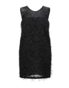 Kaos Short Dresses In Black
