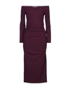 Chiara Boni La Petite Robe 3/4 Length Dresses In Garnet