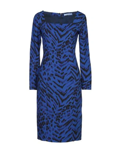 Blumarine Midi Dresses In Blue