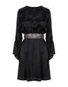 Jijil Short Dresses In Black