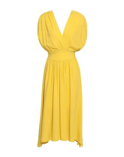Kain 3/4 Length Dresses In Yellow