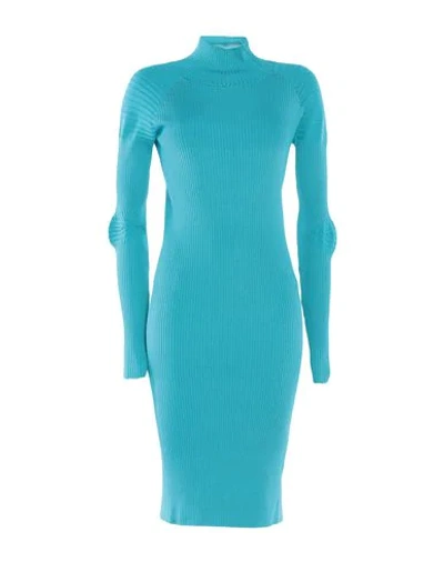 Circus Hotel Knee-length Dress In Turquoise