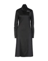 Patrizia Pepe Midi Dresses In Black