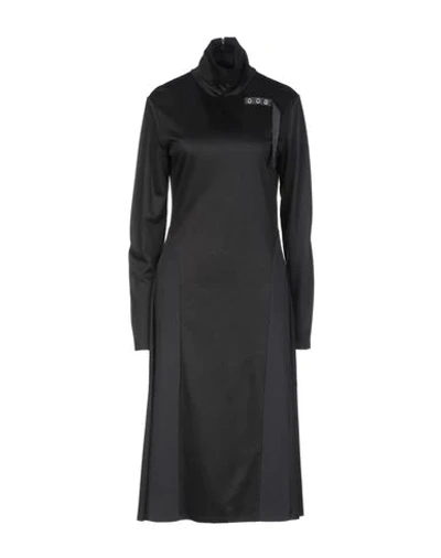 Patrizia Pepe Midi Dresses In Black