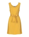 American Vintage Short Dresses In Ocher