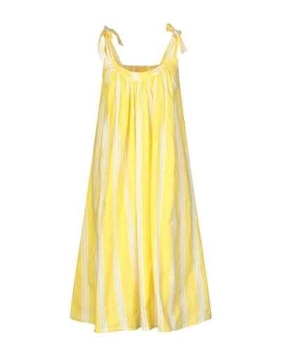 American Vintage Knee-length Dress In Yellow