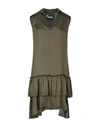 8pm Short Dresses In Military Green