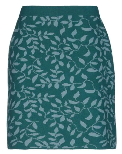 Alyki Knee Length Skirts In Deep Jade