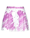 Moschino Shorts In Purple