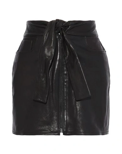 Frame Mini Skirts In Black