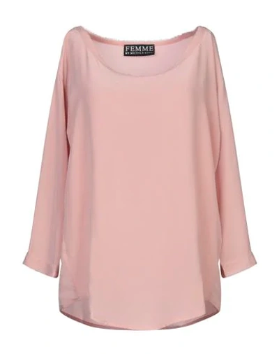 Femme By Michele Rossi Blouses In Pink