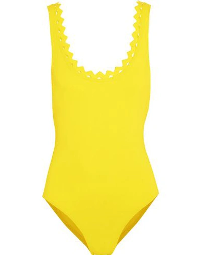 Karla Colletto One-piece Swimsuits In Yellow