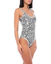 Fisico One-piece Swimsuits In White