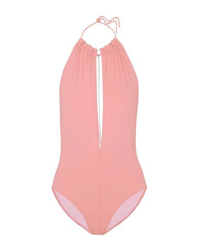 On The Island By Mario Schwab One-piece Swimsuits In Pink