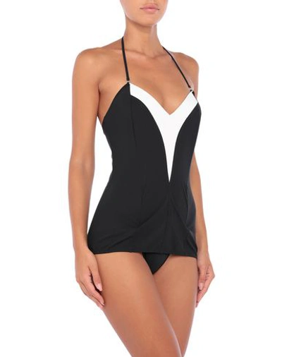 L'autre Chose One-piece Swimsuits In Black