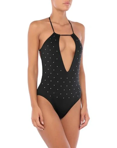 Gcds One-piece Swimsuits In Black