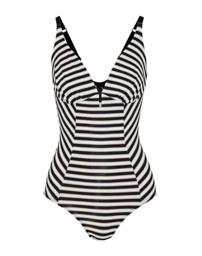 Jets By Jessika Allen One-piece Swimsuits In Black