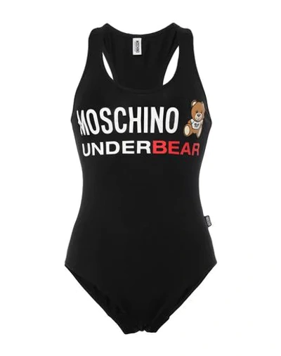 Moschino Bodysuits In Black