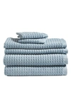 Dkny Quick Dry 6-piece Bath Towel, Hand Towel & Washcloth Set In Seafoam