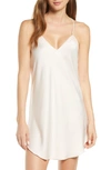 Flora Nikrooz Victoria Lace Trim Chemise In Ivory