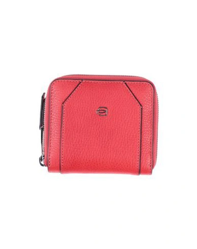 Piquadro Wallets In Red
