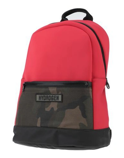 Hydrogen Backpack & Fanny Pack In Red