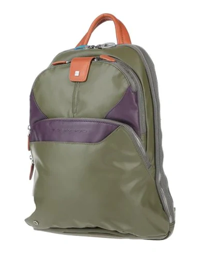 Piquadro Backpacks & Fanny Packs In Military Green