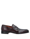 Santoni Loafers In Cocoa