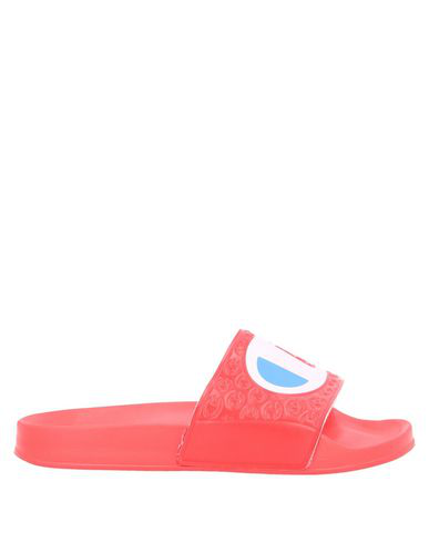 champion red sandals