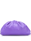 Bottegaveneta The Pouch Leather Clutch In Purple