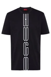 Hugo Boss - Unisex Logo Print T Shirt In Eco Friendly Recot²® Cotton - Black