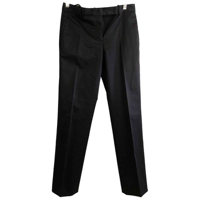 Pre-owned Jil Sander Straight Trousers In Black