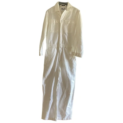 Pre-owned Nlst Jumpsuit In White
