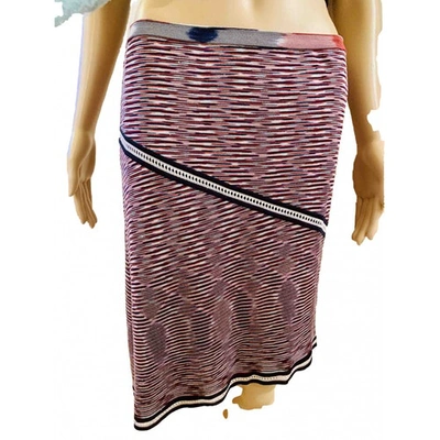 Pre-owned Missoni Wool Mid-length Skirt In Multicolour