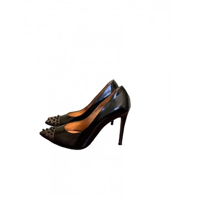 Pre-owned Alexander Smith Leather Heels In Black
