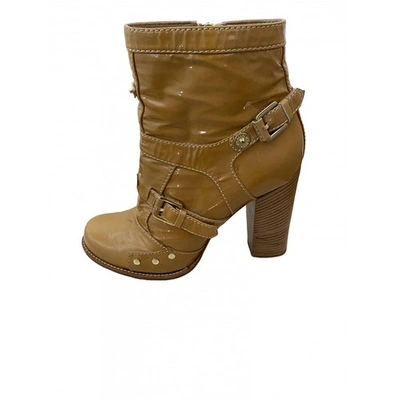 Pre-owned Mulberry Leather Ankle Boots