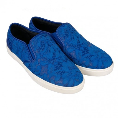 Pre-owned Dolce & Gabbana Trainers In Blue