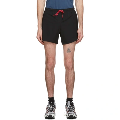 District Vision Aaron Compression Track Shorts In Black