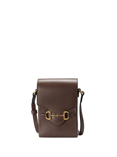 Gucci Horsebit Detailed Mini Bag In Brown