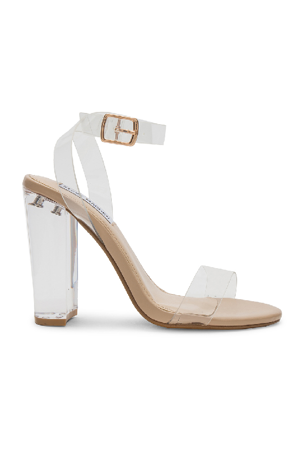 steve madden nude block heel