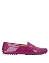 Tod's Loafers In Purple