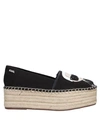 Karl Lagerfeld Espadrilles In Black