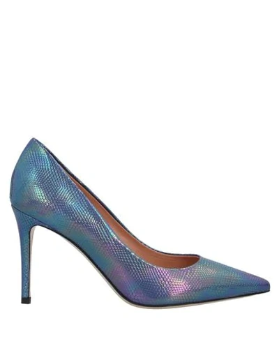 Deimille Pump In Slate Blue